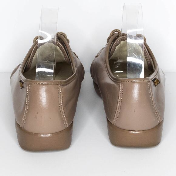 SAS Women's Comfort Shoes Handsewn USA Loafers Lace Up Tan NO SIZE | AI - Picture 4 of 6